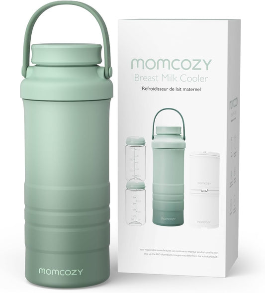 Glacière Momcozy 360° portable pour lait maternel vue de face