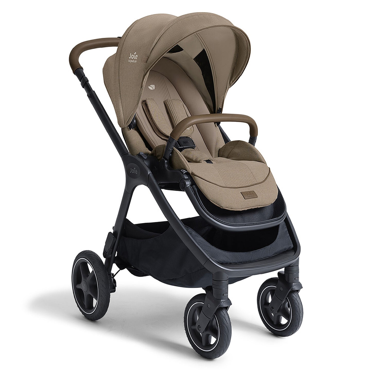 Poussette citadine Joie finiti Sandstone confortable et polyvalente pour les sorties du quotidien avec bébé