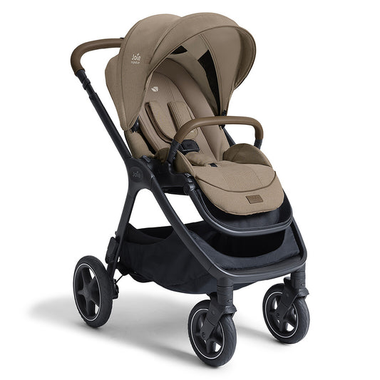 Poussette citadine Joie finiti Sandstone confortable et polyvalente pour les sorties du quotidien avec bébé