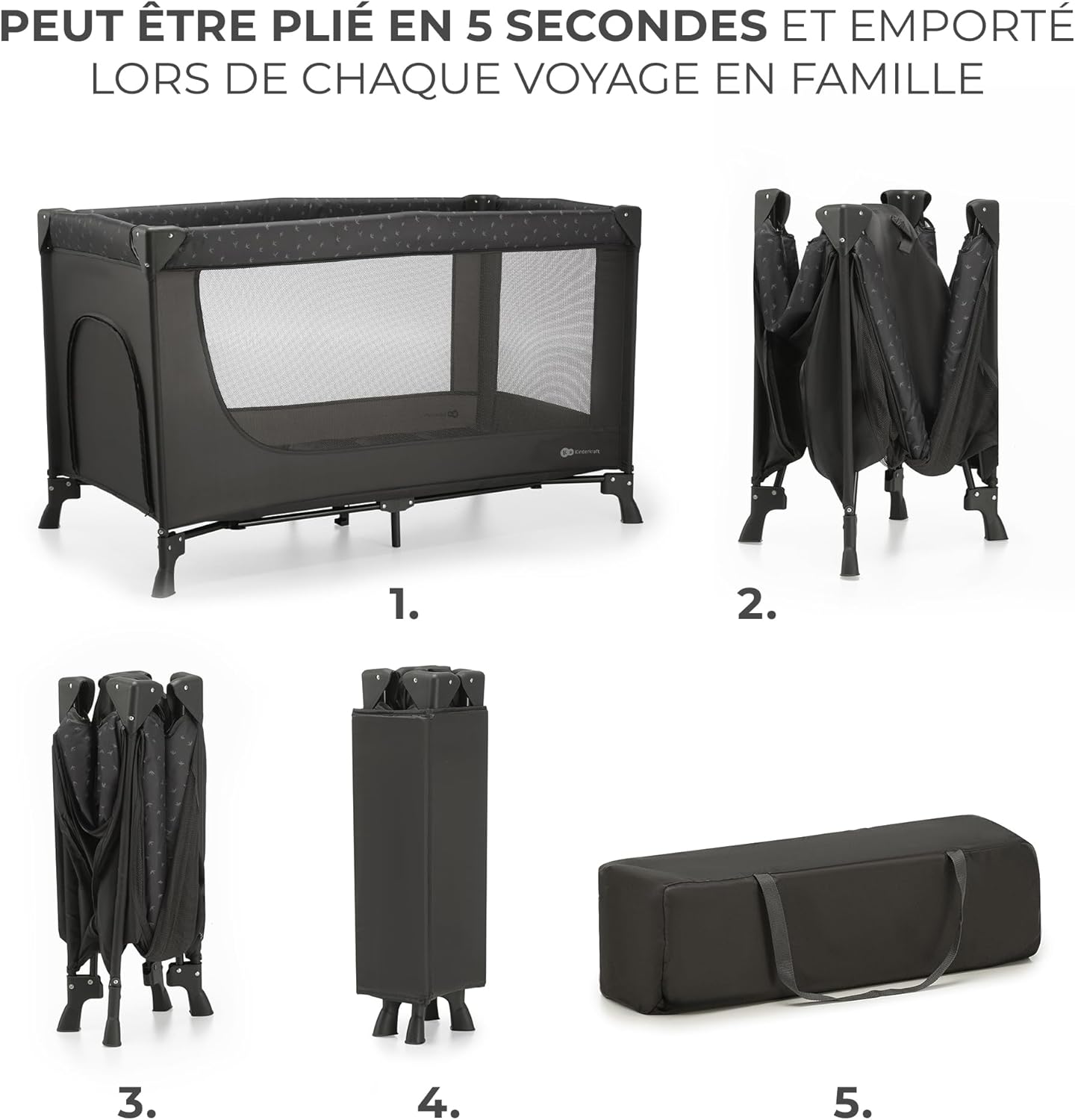 Lit Joy Light utilisé dans une chambre bébé 