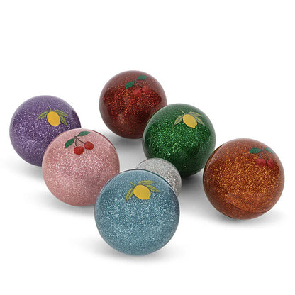 Jeu de pétanque pailleté Konges Sløjd pour enfants, idéal pour jouer en famille et développer la coordination