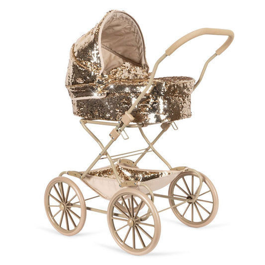 Landau pour poupée Konges Sløjd Sparkly Cherry – vue de face