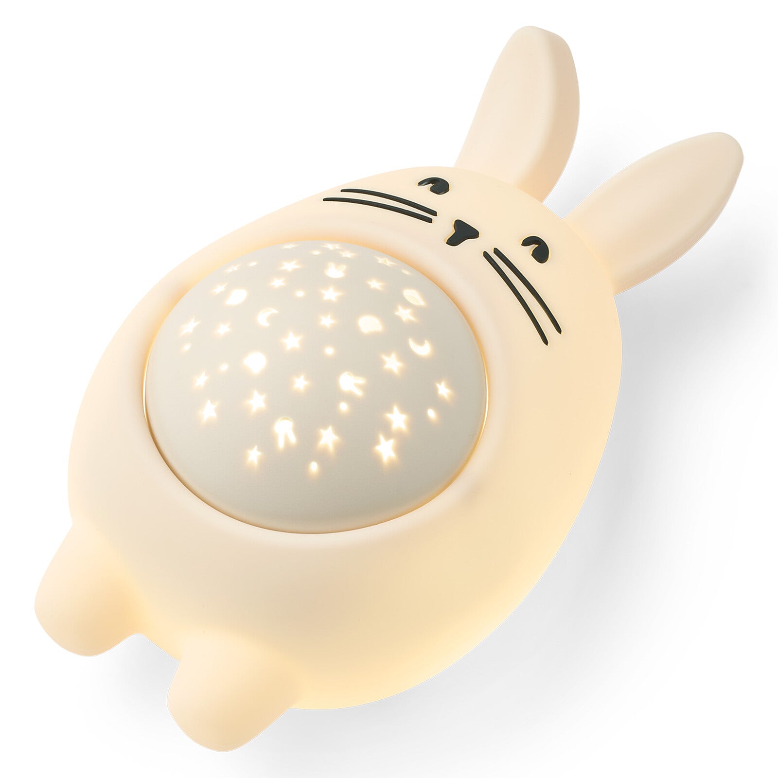 Veilleuse lapin Liewood silicone ABS Sandy 10,5 cm hauteur