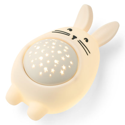 Veilleuse lapin Liewood silicone ABS Sandy 10,5 cm hauteur