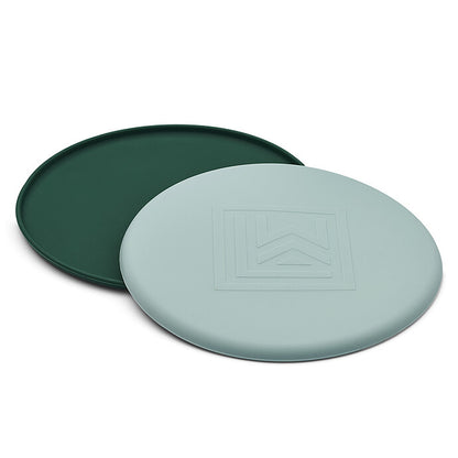 Lot de 2 frisbees Brice Liewood Garden Green et Ice Blue pour les jeux de plein air et les activités en famille