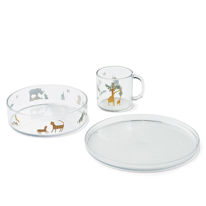 alt="Set repas 3 pièces Liewood Siva All Together Sandy assiette, bol et tasse" 1