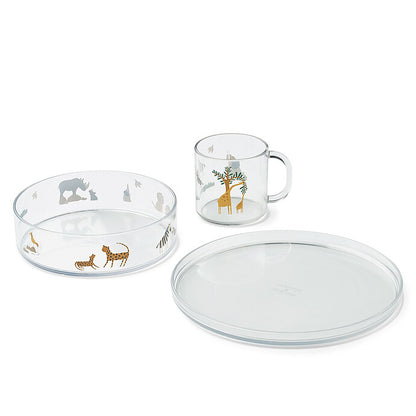 alt="Set repas 3 pièces Liewood Siva All Together Sandy assiette, bol et tasse" 1