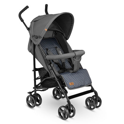 Poussette canne Lionelo Elia Graphite légère, compacte et pratique pour les voyages et les sorties du quotidien avec bébé