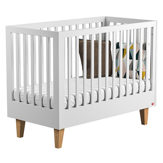 lit bébé vox lounge blanc 70x140 vue complète 1