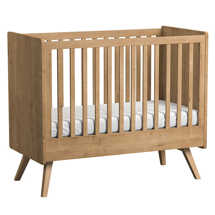 lit bébé vox vintage chêne vue complète 1