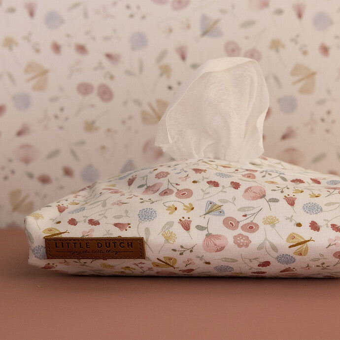 detail housse lingettes bebe Little Dutch Flowers & Butterflies 2