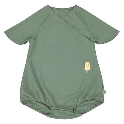 Maillot de Bain 1 Pièce Manches Courtes Vert - 18/24 Mois LÄSSIG