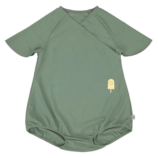 Maillot de Bain 1 Pièce Manches Courtes Vert - 18/24 Mois LÄSSIG