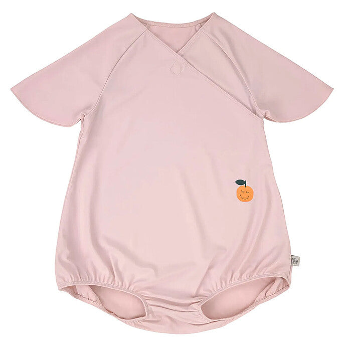 Maillot de Bain 1 Pièce Manches Courtes Rose Pâle - 18/24 Mois  LÄSSIG