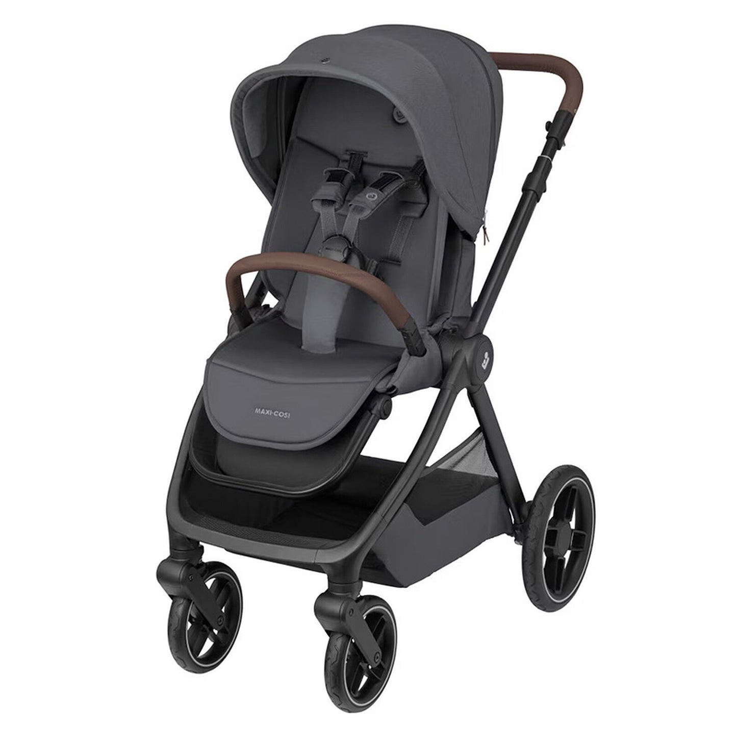 Poussette Maxi-Cosi Oxford Twillic Graphite confortable et polyvalente pour les promenades en ville comme à la campagne avec bébé