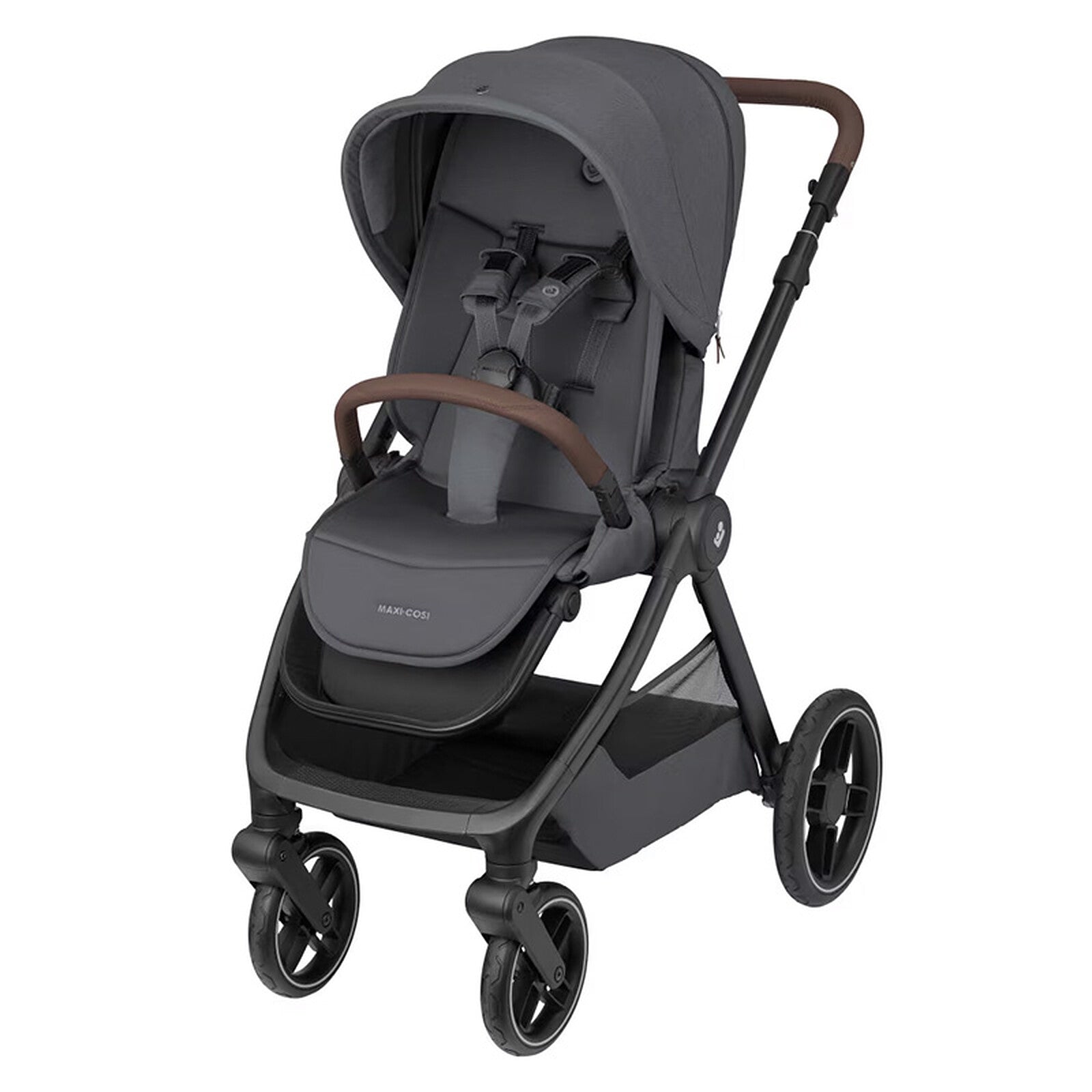Poussette Maxi-Cosi Oxford Twillic Graphite confortable et polyvalente pour les promenades en ville comme à la campagne avec bébé