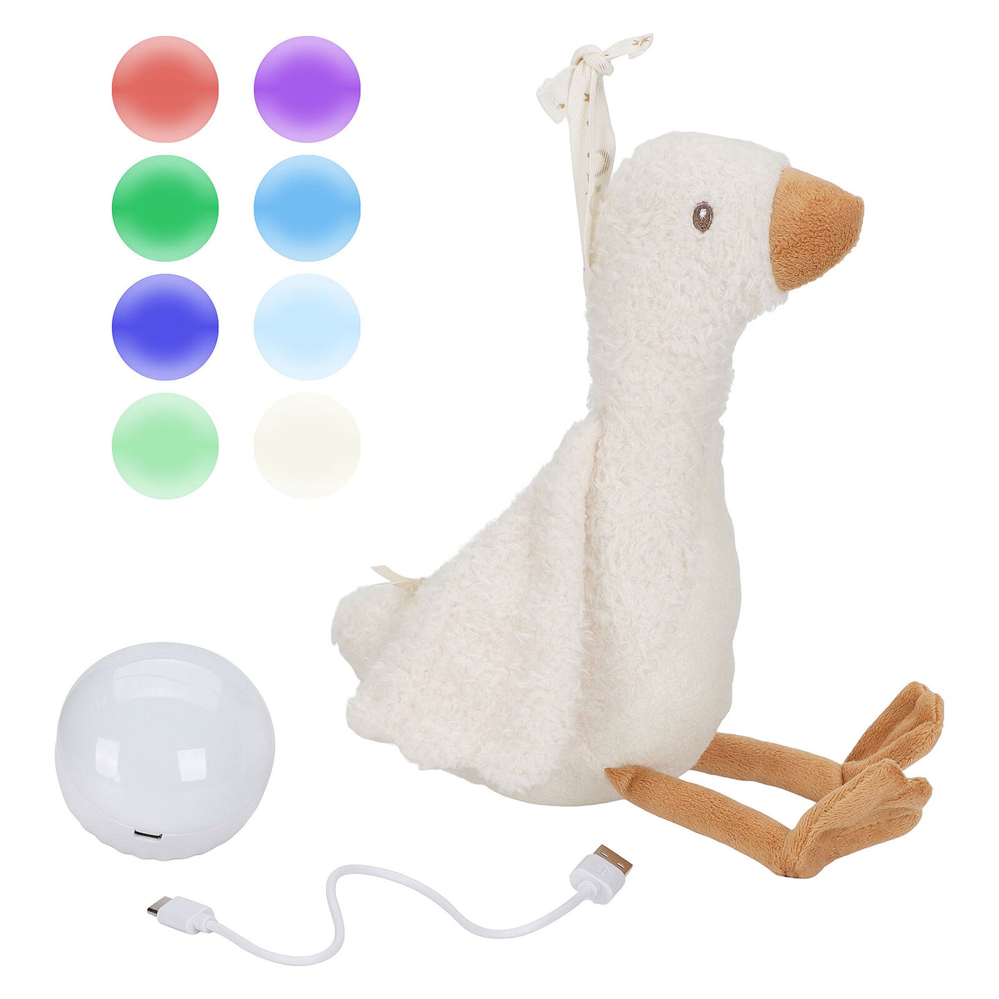 Peluche oie bébé Little Dutch avec mélodie apaisante
