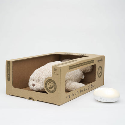 Veilleuse bébé Moonie phoque sable avec lumière douce et musique 2