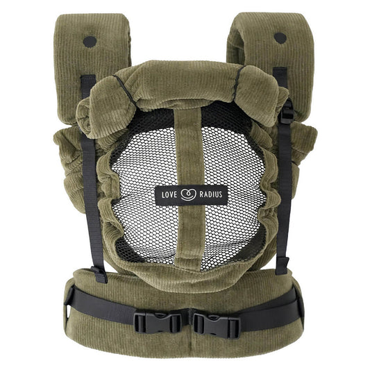 Porte-bébé PhysioCarrier 2 Velvet Green Love Radius ergonomique 1
