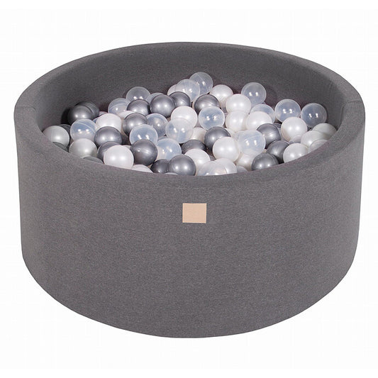 Piscine à balles carrée MeowBaby rose blanc gris avec 300 balles