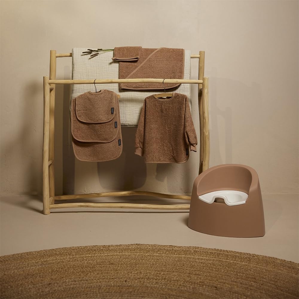 Pot bébé Quax My Potty couleur terracotta, pot toilette ergonomique pour apprentissage de la propreté
