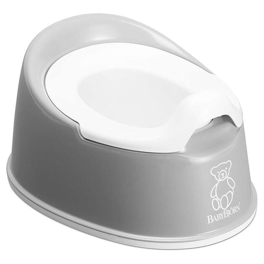 Pot Smart BabyBjörn gris et blanc pour l’apprentissage de la propreté
