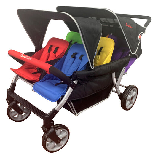 Poussette 6 places Familidoo Lidoo Bus BB pour crèche et assistantes maternelles