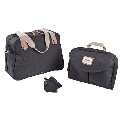 Accessoires inclus avec le sac à langer Béaba Genève II Gris Chiné Foncé