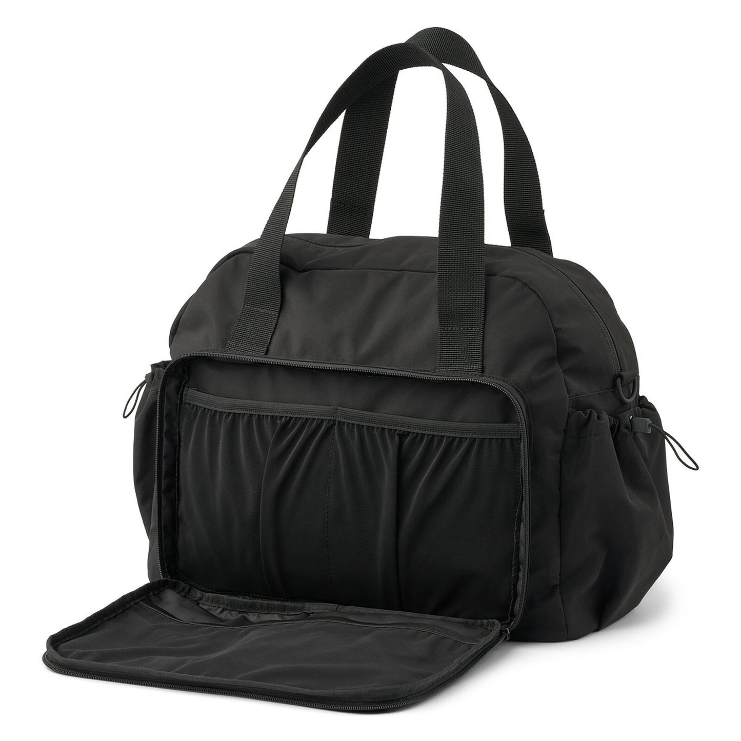 Sac à langer Liewood Carly Black vu de dos avec bandoulière