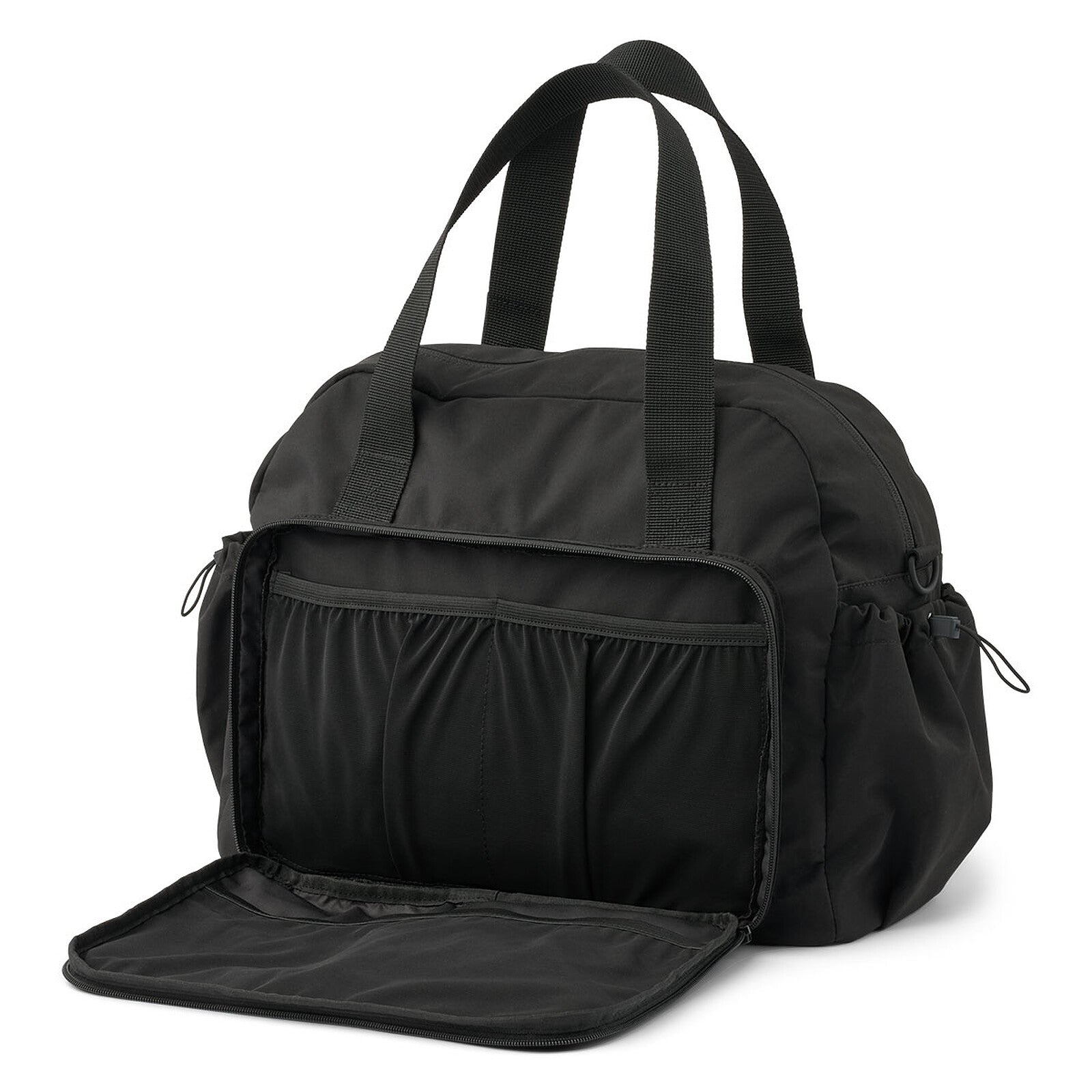 Sac à langer Liewood Carly Black vu de dos avec bandoulière