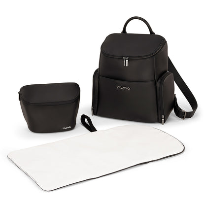 Sac à langer Nuna Essential Bag avec trousse et matelas a langer assortis