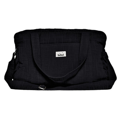 Sac à langer BÉBEL effet lin réglisse 24h 48h