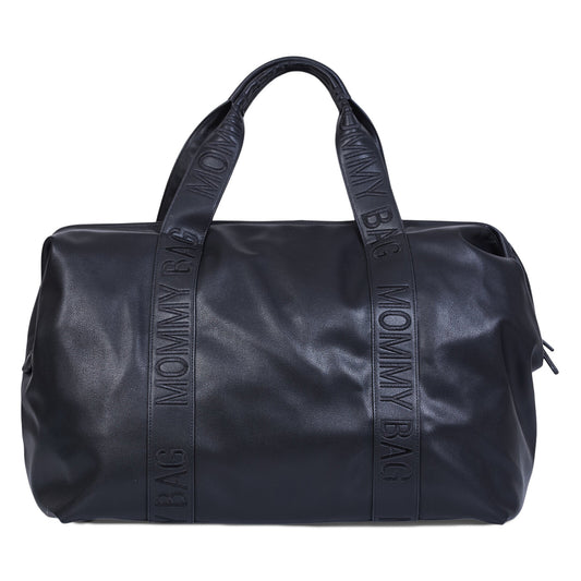 sac à langer childhome mommy bag noir vue face