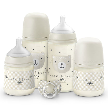 Set Nouveau-né Wild & Free Night and Day Beige Suavinex – vue ensemble 