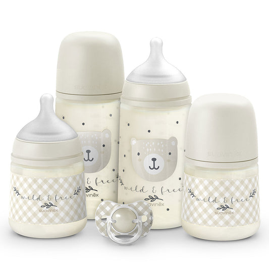 Set Nouveau-né Wild & Free Night and Day Beige Suavinex – vue ensemble 