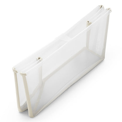 Baignoire Stokke Flexi Bath Beige Sable pliée à plat  