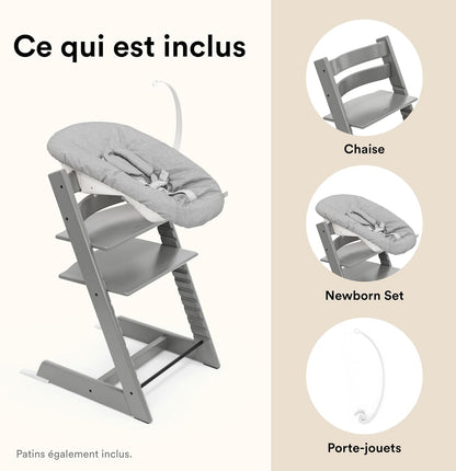 Stokke Tripp Trapp avec Newborn Set – utilisable dès la naissance
