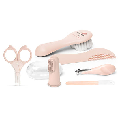 zoom trousse de toilette bebe Suavinex Birdies rose 3