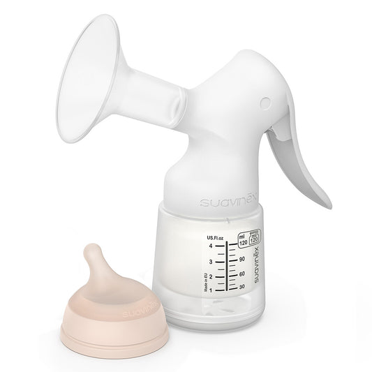 Tire-lait manuel Suavinex vue d’ensemble avec biberon

2. suavinex-tire-lait-manuel-2.jpg