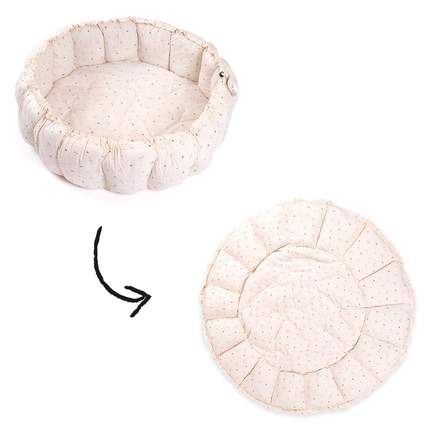 Tapis bebe Play and Go coco moon avec rebords