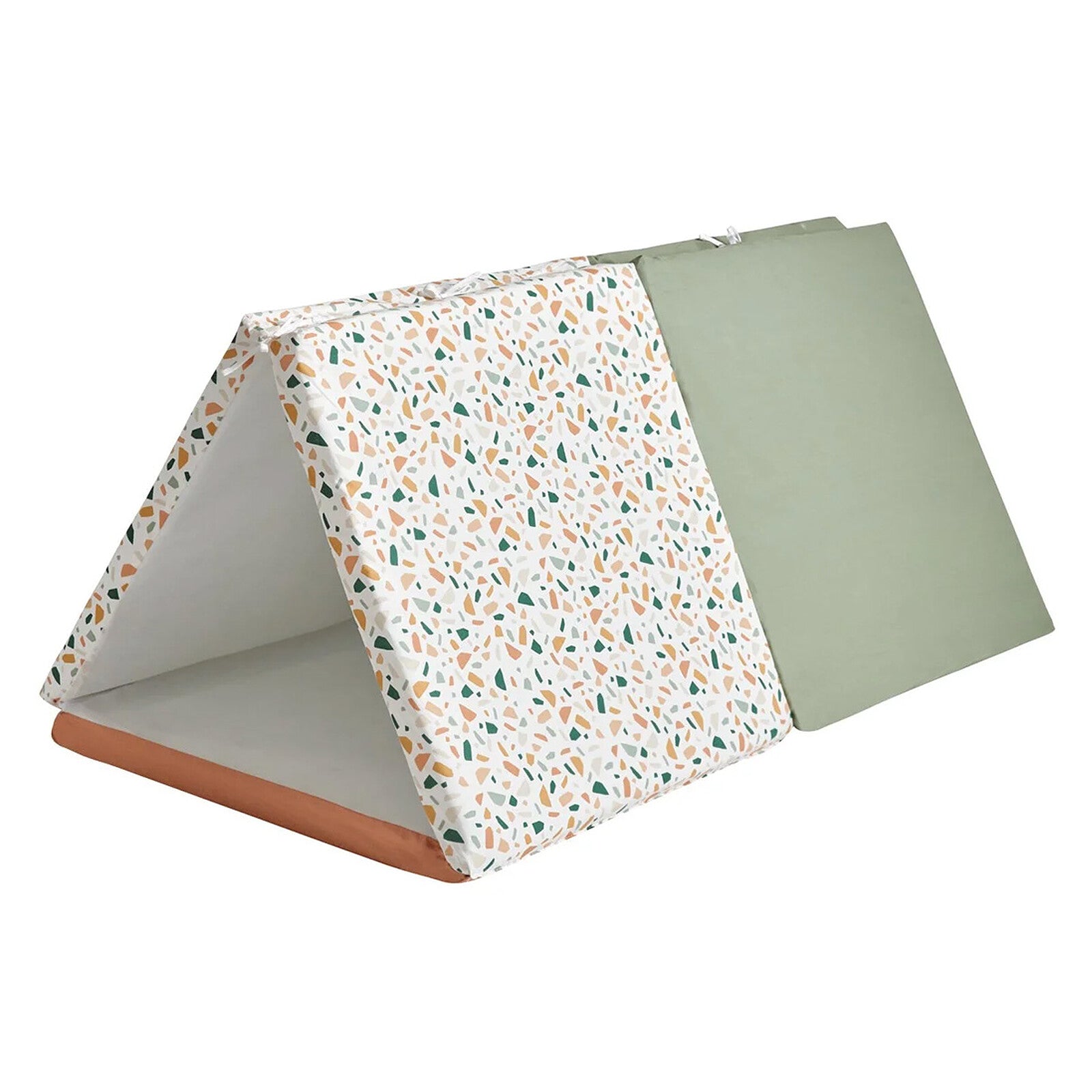 Bébé allongé sur tapis de motricité XL Terrazzo