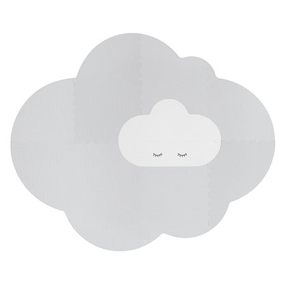 Tapis nuage bebe Quutopia gris perle grand modele