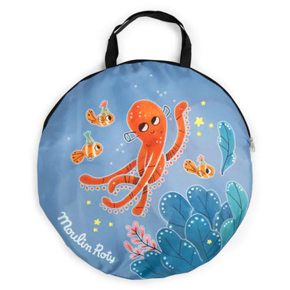 Détail motifs marins Moulin Roty tente Les Aventures de Paulie