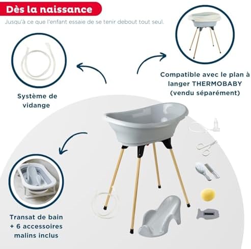 alt="Thermomètre de bain et accessoires inclus pack Thermobaby Vasco" 4