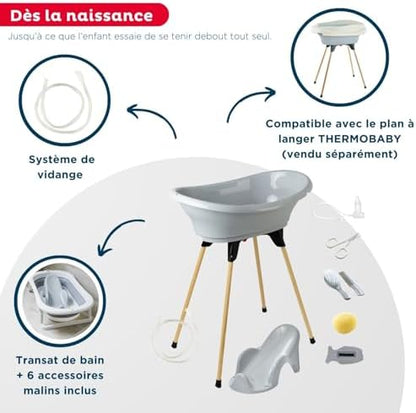 alt="Thermomètre de bain et accessoires inclus pack Thermobaby Vasco" 4