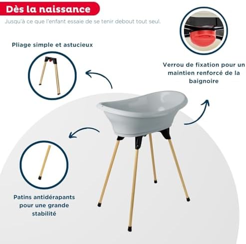 alt="Transat de bain réglable inclus dans le pack Thermobaby Vasco 5 en 1" 3