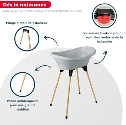 alt="Transat de bain réglable inclus dans le pack Thermobaby Vasco 5 en 1" 3