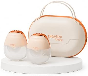 Tire-lait électrique mains libres Playtex Baby H15 portable et silencieux pour l’allaitement