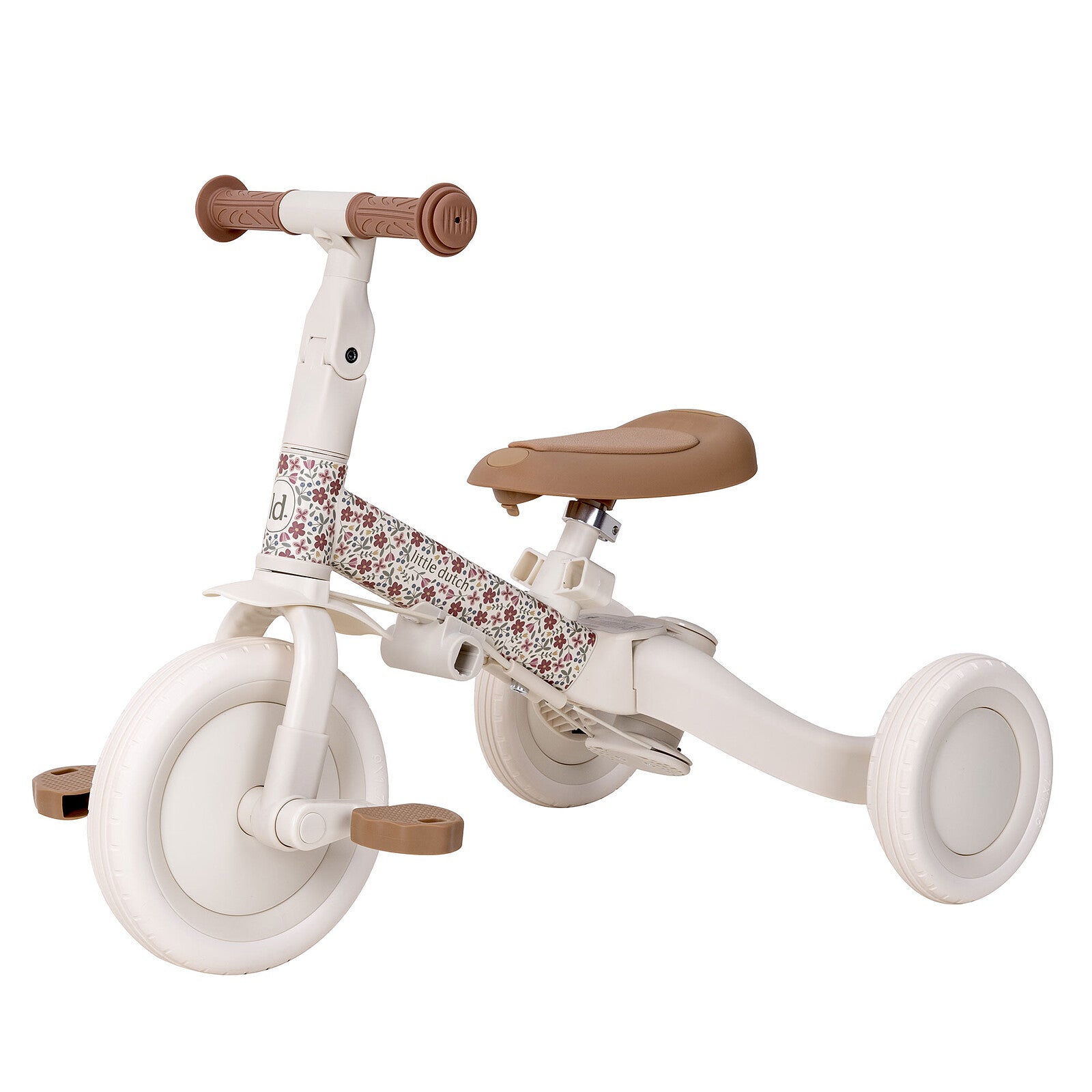 ricycle 4 en 1 Little Dutch Off White pour bébé