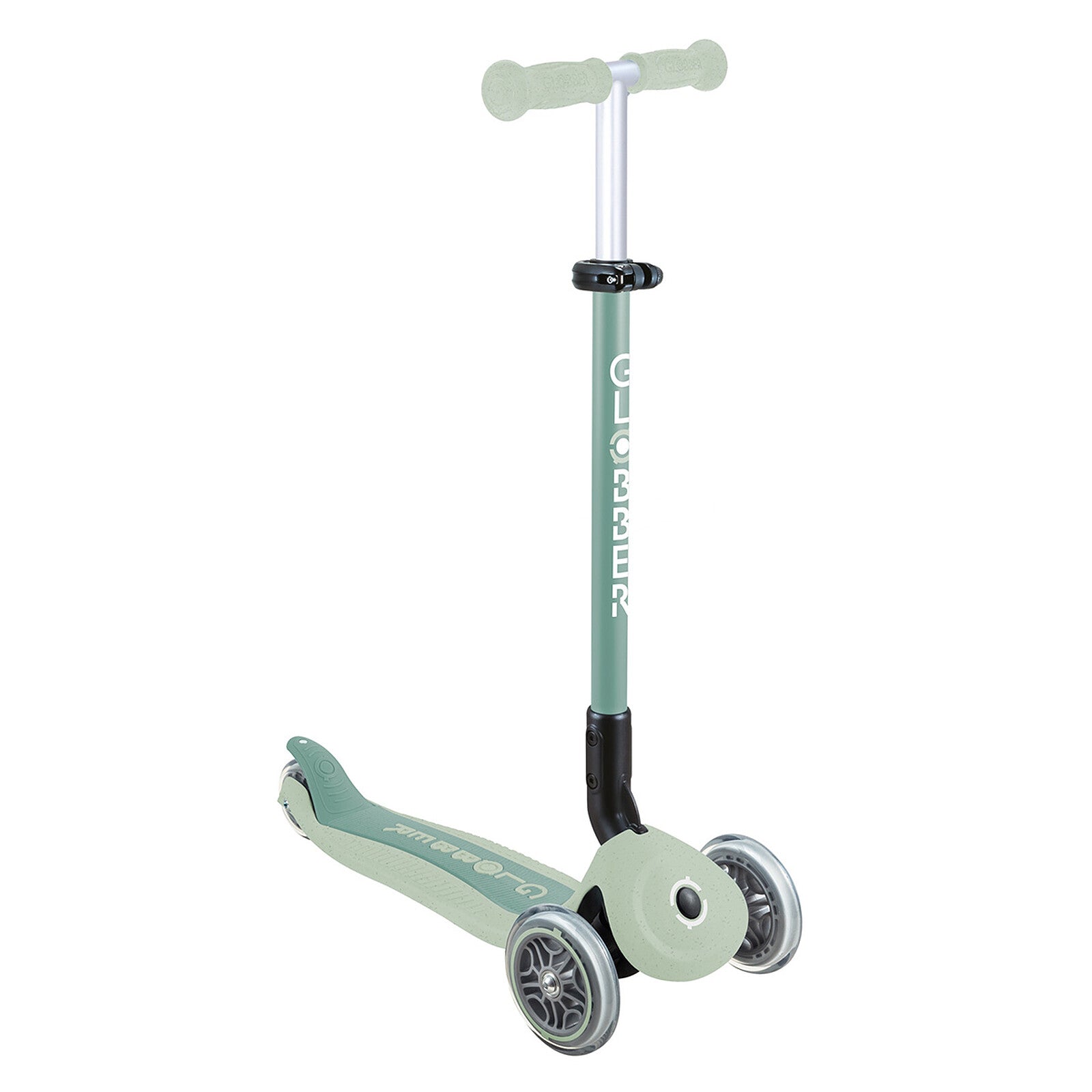 Vue latérale trottinette évolutive Go Up Active Eco Pistache